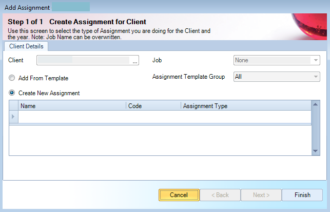 Assignment wizard - 1 add a new customised assignment  at client level.PNG