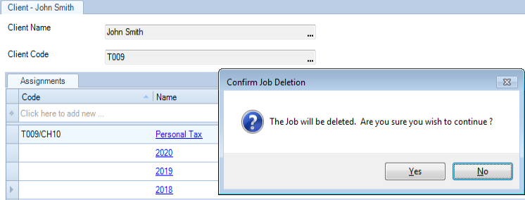 Assignment - delete a job confirmation.PNG