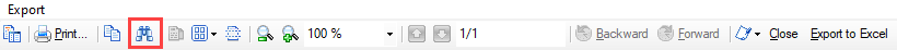 Smart reports - Smart Reports - report preview - toobar - look up.PNG