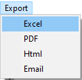 Smart reports - Smart Reports - report preview - toobar - export to excel.PNG
