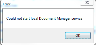 Could not start local Doc manager sce.png