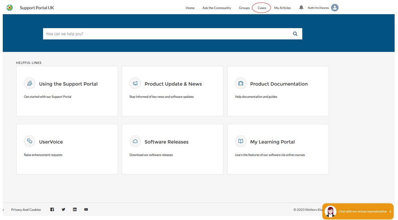 How do I raise a Support Case? - CCH Software User Documentation