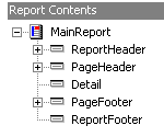 Report content area
